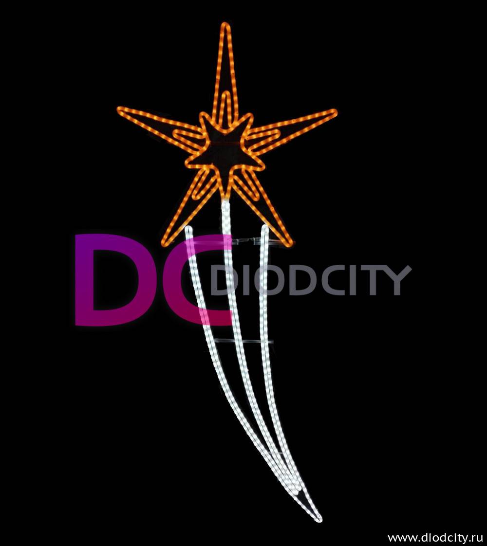 Световая консоль "Звезда", 210*98см, в ассортименте