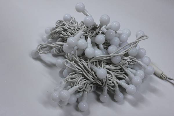 Гирлянда "Мультишарики", длина 15 м, D - 25 мм, мульти/быстрая смена цвета