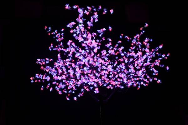 Светодиодное дерево"Сакура" 2.5 х 2.0м, мульти