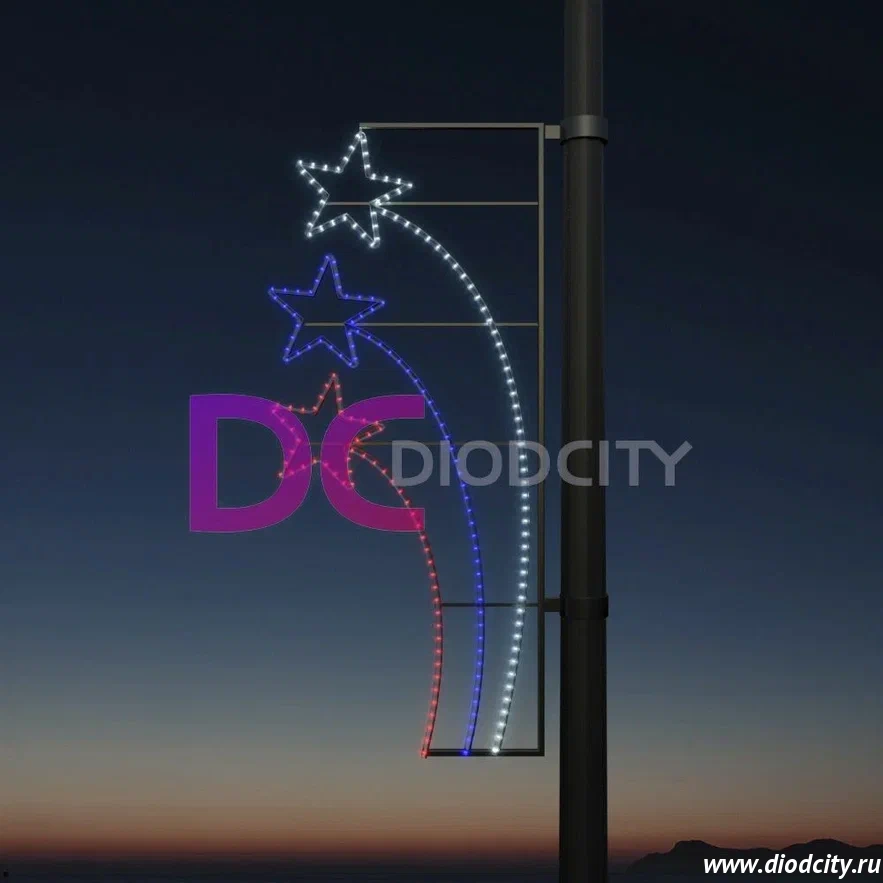 Световая консоль " Звезды России" 135*66 см