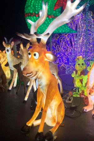 Обьемная фигура из стекловолокна "Лось" 140*75*65 см