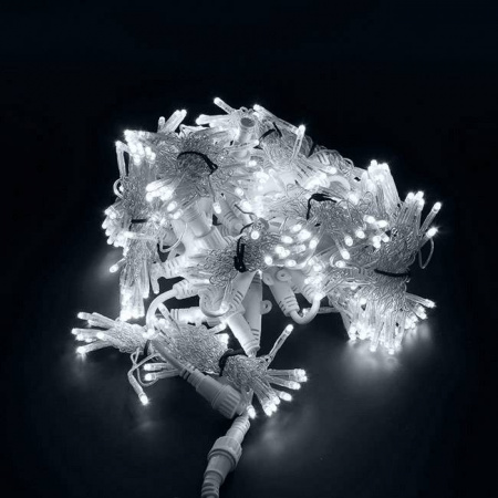 Светодиодный занавес "Дождь", 2 х 9м. белые  диоды