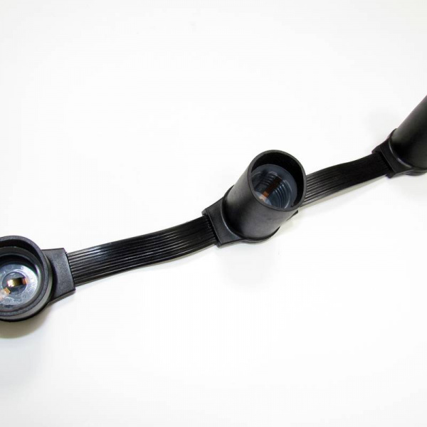 Светодиодная гирлянда Белт Лайт, 5 жил, шаг 15см, бухта 50м, IP65, патрон черный