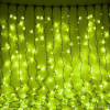 Светодиодный занавес "Дождь", 2 х 3м. желтые  диоды