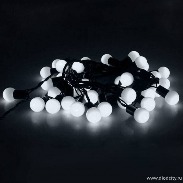 Гирлянда "Мультишарики - мини", длина 10 м, цвет белый
