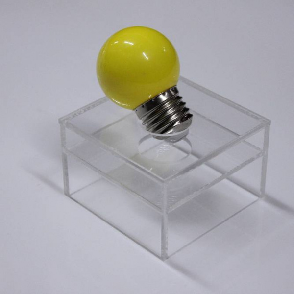 Светодиодная лампа для Белт Лайта 220V-0.5Вт желтая D45 (диммируемая) Светодиодная лампа для Белт Лайта 220V-0.5Вт желтая D45 (диммируемая)