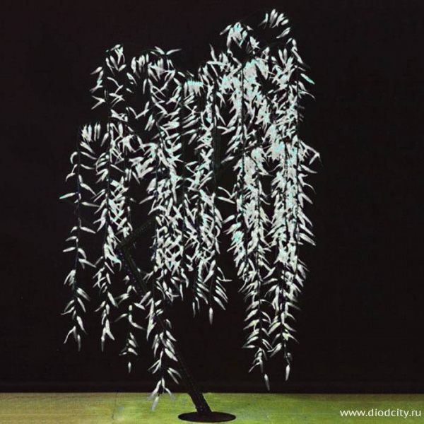 Светодиодная "Ива плакучая" 3 х 1.5м, белая, 220/24В