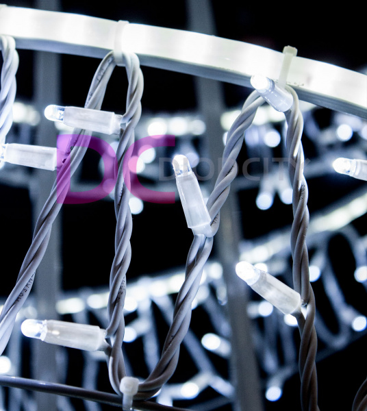 Светодиодная консоль "Танцующие кольца", 220х90см Светодиодная консоль "Танцующие кольца", 220х90см