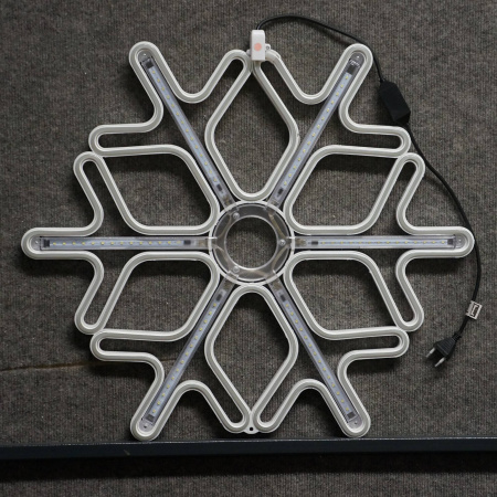 Фигура светодиодная "Снежинка" с динамикой, холодная белая