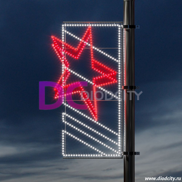 Световая консоль "Звезда" 162*85 см Световая консоль "Звезда" 162*85 см