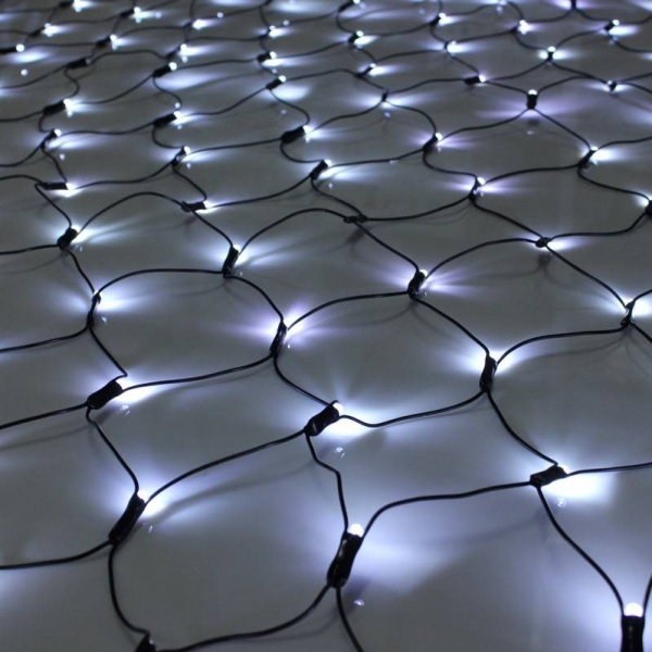 Гирлянда сеть 2х3 мерцающая, белая