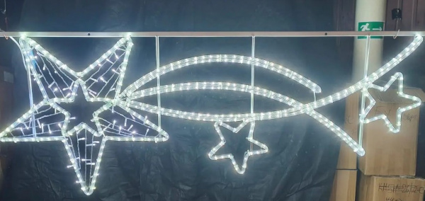 Светодиодная консоль "Стар Лайт" белая, 150*60см, IP 54