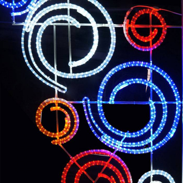 Световая консоль "Зимний узор" 200*120 см Световая консоль "Зимний узор" 200*120 см