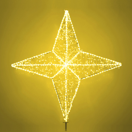 Световая макушка "Орион" золотой цвет 