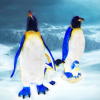 Объемная фигура из стекловолокна "Пингвин мама", 130*73*50 см, 24 В
