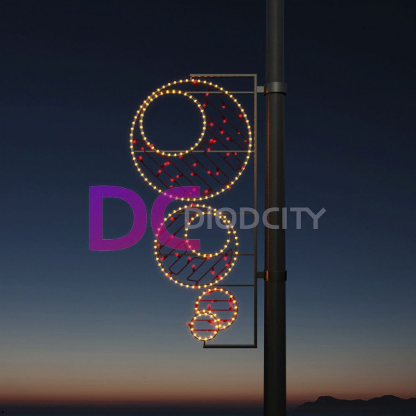 Светодиодная консоль "Разноцветие форм-2", 150*60 см Светодиодная консоль "Разноцветие форм-2", 150*60 см