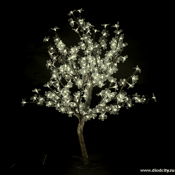 Светодиодный вишневый куст, теплый белый