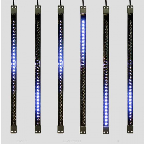 Тающая сосулька (Rich Led) 80 см, цвет белый, 220В, IP54 (двухсторонняя)