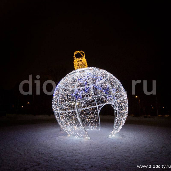 Световая конструкция "Большой шар"