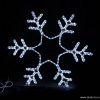 Светодиодная  Снежинка 76 * 76 см, белая