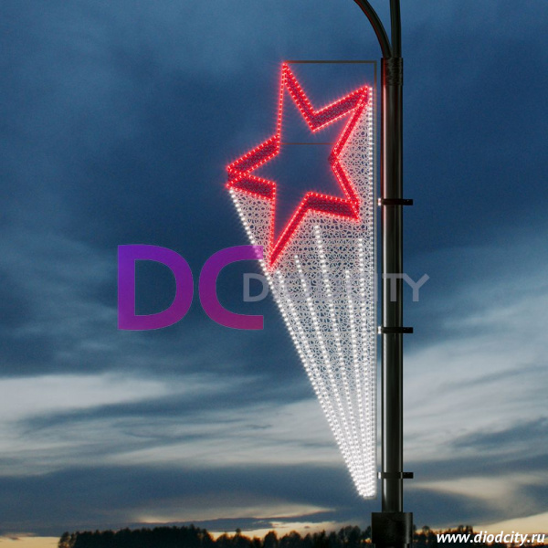 Световая консоль " Звезда метеор" 266*91 см Световая консоль " Звезда метеор" 266*91 см