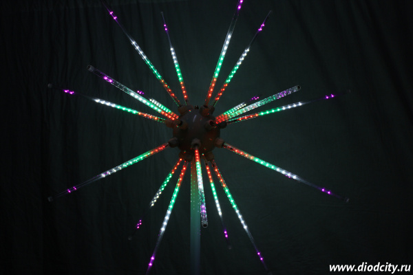 Светодиодный фейерверк "МиниШар", 1.20 х 2 м, мульти