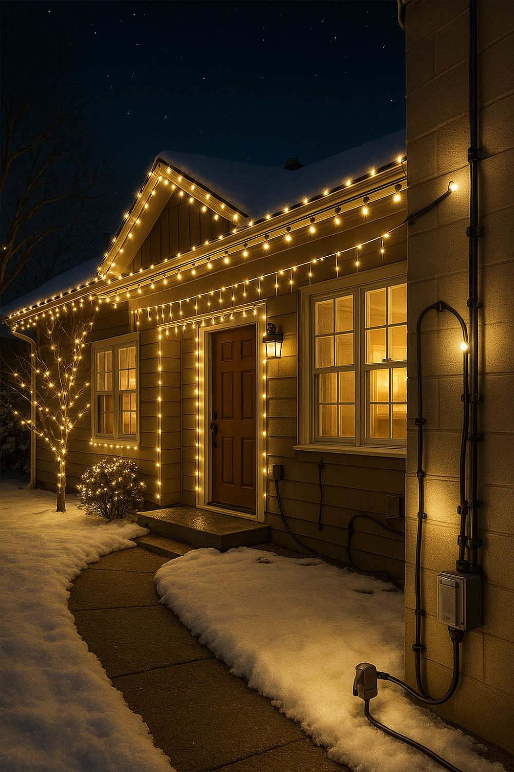 Как продлить срок службы уличных гирлянд