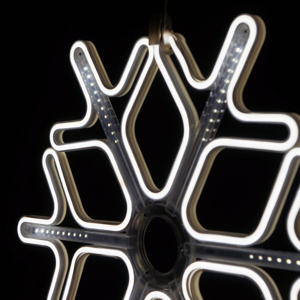 Фигура светодиодная "Снежинка" с динамикой, холодная белая