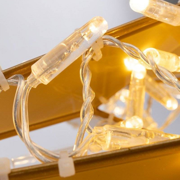 Светодиодная фигура Звезда 50 см, 80 светодиодов, цвет свечения теплый белый