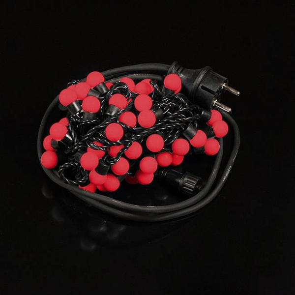 Гирлянда "Мультишарики - мини", длина 10 м, цвет красный