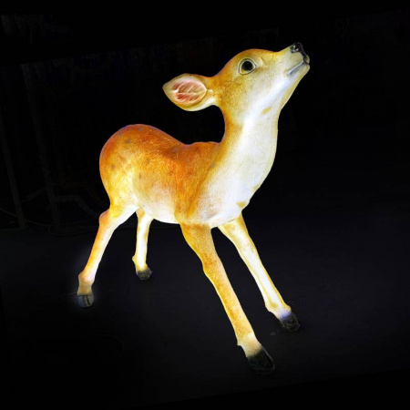 Объемные фигуры из стекловолокна "Олени №2"