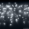 Гирлянда - бахрома  4.8 х 0.6м, белые диоды, мерцающая