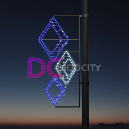 Светодиодная консоль "Разноцветие форм" 150*60 см