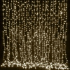 Светодиодный занавес "Дождь", 2 х 9м теплые белые диоды IP65
