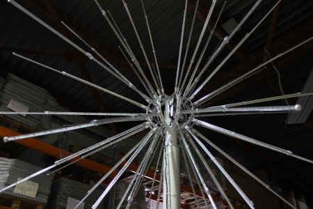 Светодиодный фейерверк "Шар" 3 х 3 м, мульти, 52 луча