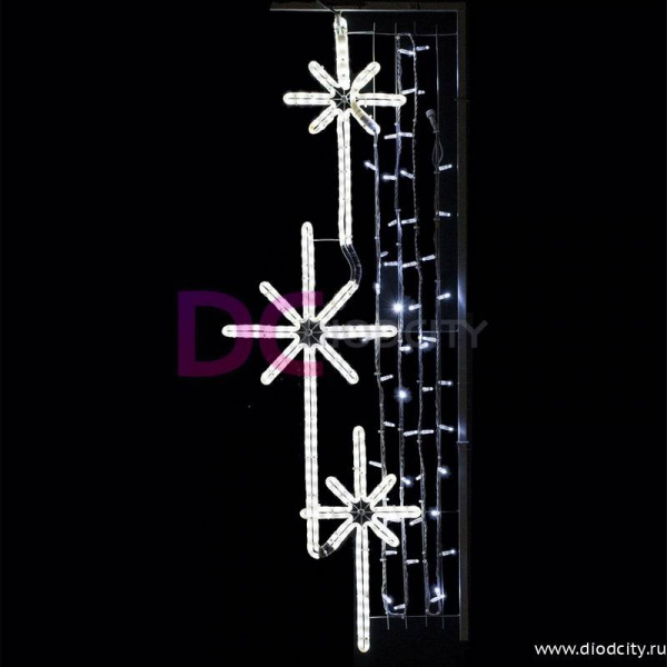 Светодиодная консоль "Северное сияние" 150х75 см белая Светодиодная консоль "Северное сияние" 150х75 см белая