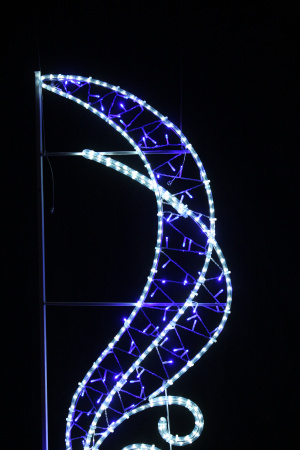 Световая консоль " Синяя волна" 150х55 см 