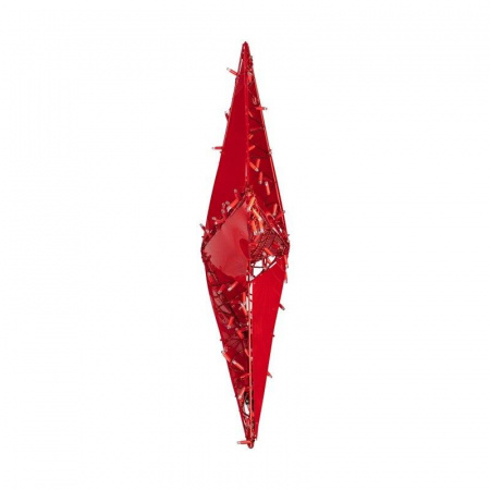 Светодиодная фигура Звезда 100 см, 200 светодиодов, цвет свечения красный