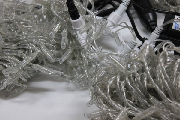 Гирлянда "Клип Лайт Спайдер" 5 нитей по 20 м.,мульти диоды, мерцающая