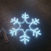 Светодиодная  Снежинка 76 * 76 см, белая
