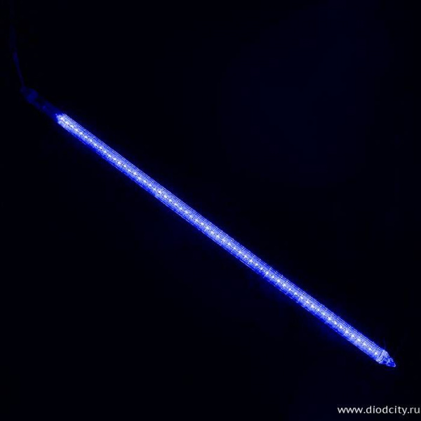 Тающая сосулька (Rich Led) 60 см, цвет синий, 220В, IP54 (двухсторонняя)