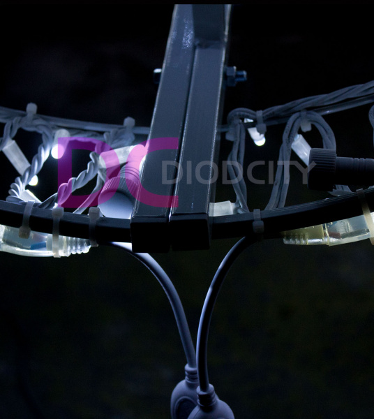 Светодиодная консоль "Танцующие кольца", 220х90см Светодиодная консоль "Танцующие кольца", 220х90см