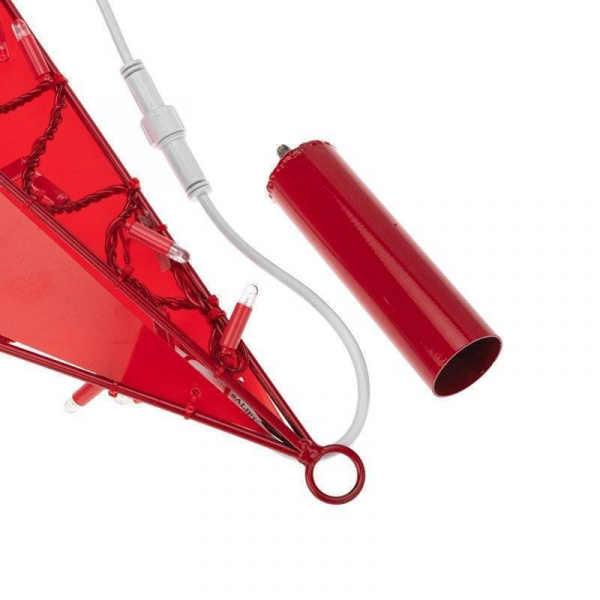 Светодиодная фигура Звезда 100 см, 200 светодиодов, цвет свечения красный