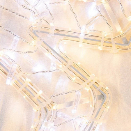 Светодиодная фигура Звезда 80 см, 80 светодиодов, цвет свечения теплый белый/белый