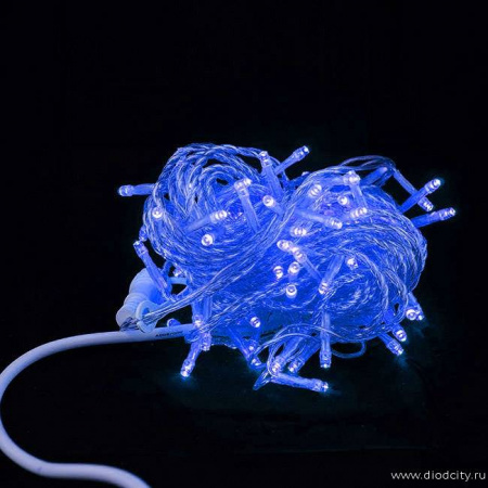 Гирлянда  LED Стринг Лайт, длина 10 м, цвет синий
