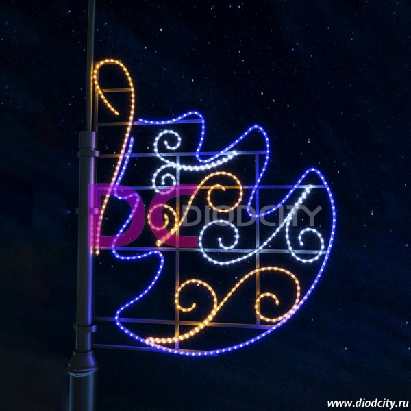 Световая консоль "Ёлочная игрушка" 150*122 см  Световая консоль "Ёлочная игрушка" 150*122 см