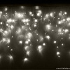 Гирлянда - бахрома  3 х 0.7м, теплые белые диоды, мерцающая
