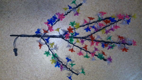 Светодиодное дерево "Сакура" 1,9 х 1.5м, мульти