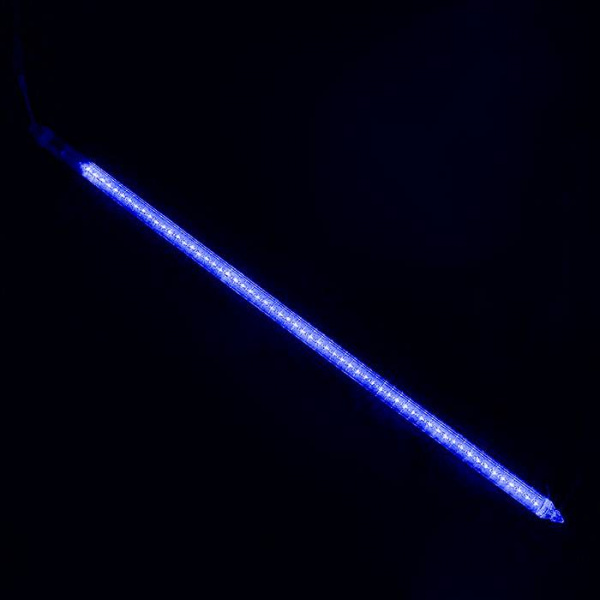 Тающая сосулька (Rich Led) 80 см, цвет синий, 220В, IP54 (двухсторонняя)