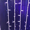 Световой занавес "Дождь" 2*6м, синие диоды, провод каучук